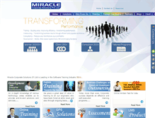 Tablet Screenshot of miracleindia.com